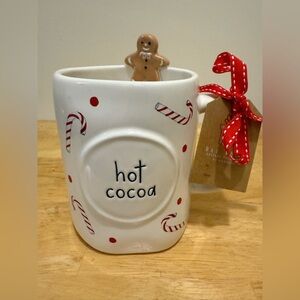 Rae Dunn Hot Cocoa Gingerbread Man mug